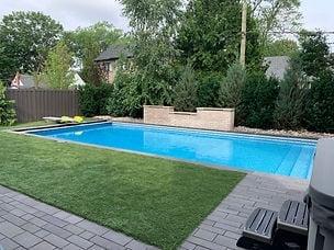 Naubak Pools custom pool project