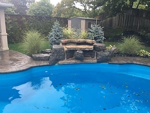 Naubak Pools custom pool project