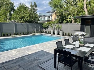 Naubak Pools custom pool project